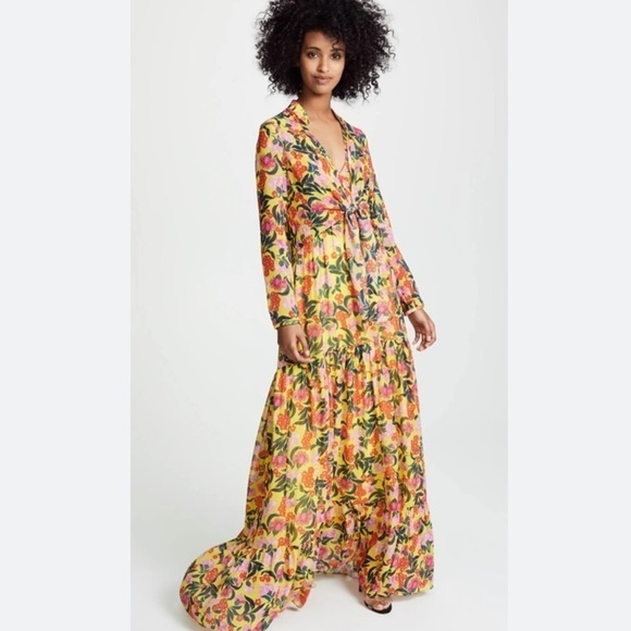Saloni Alexia Azalea Maxi Dress - Picture 1 of 9